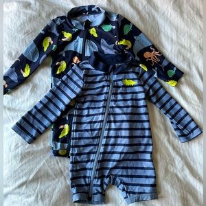 Carter’s one piece swim zip up size 18M